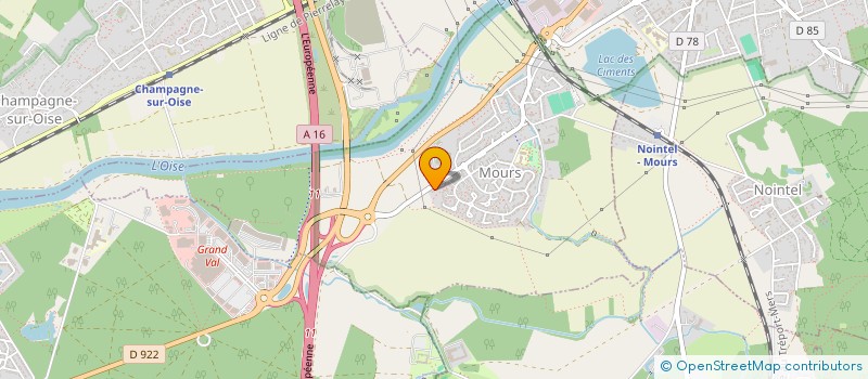 localisation de l'entreprise MADAME CORALIE BELJEAN  MOURS