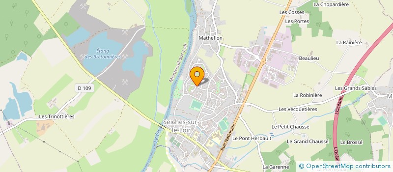 localisation de l'entreprise MADAME CORALIE BELLANGER à LOIRE-AUTHION