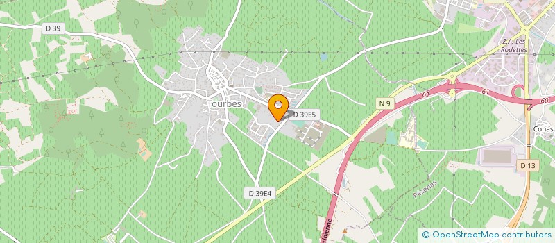 localisation de l'entreprise MADAME CORALIE BELLET  TOURBES