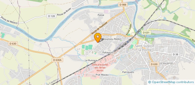 localisation de l'entreprise MADAME CORALIE BENETEAU  SAINT-SULPICE-LA-POINTE