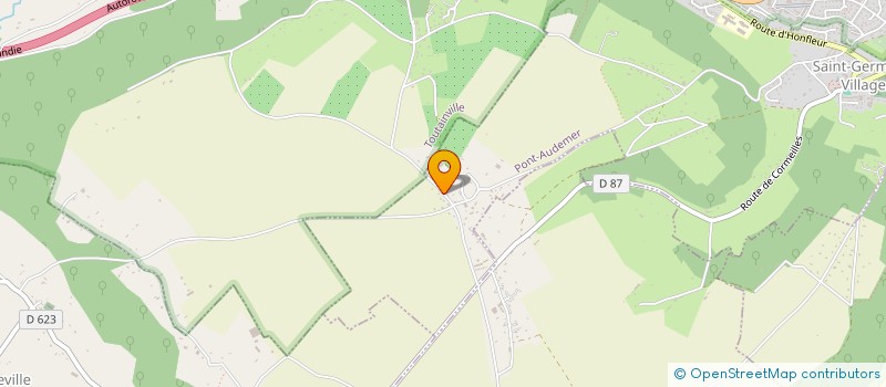 localisation de l'entreprise MADAME CORALIE BERARD à PONT-AUDEMER