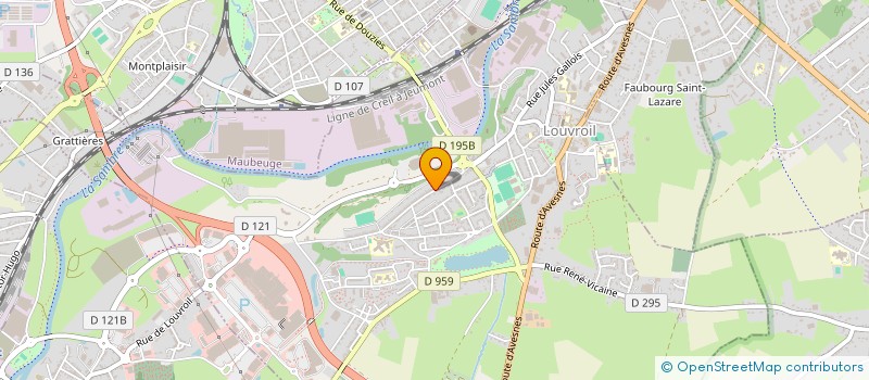 localisation de l'entreprise MADAME CORALIE BERNAUX  LOUVROIL