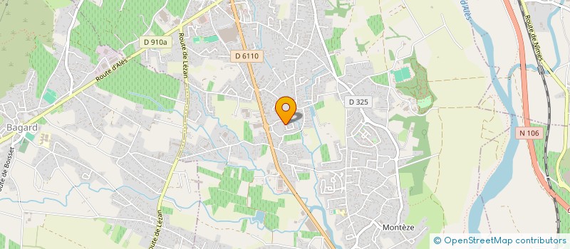 localisation de l'entreprise MADAME CORALIE BERNON  SAINT-CHRISTOL-LEZ-ALES