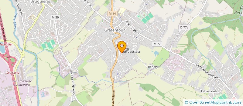 localisation de l'entreprise MADAME CORALIE BERTOLINO  GRATENTOUR