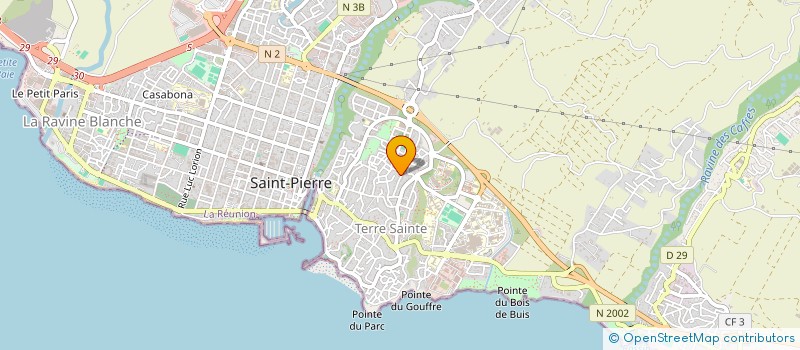 localisation de l'entreprise MADAME CORALIE BESSET à SAINT-PIERRE