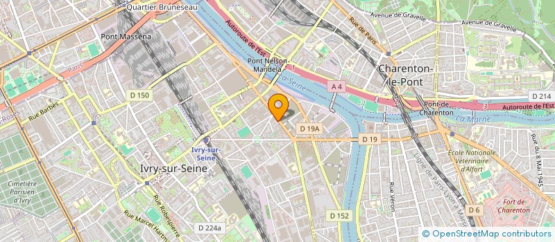 localisation de l'entreprise MADAME CORALIE BIENFAIT  IVRY-SUR-SEINE