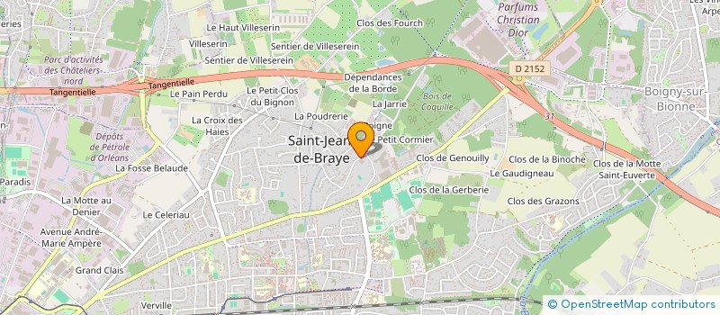 localisation de l'entreprise MADAME CORALIE BLANCHARD à SAINT-JEAN-DE-BRAYE