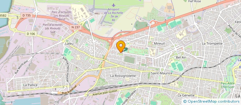 localisation de l'entreprise MADAME CORALIE BOILARD  LA ROCHELLE