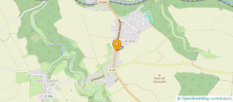 localisation de l'entreprise MADAME CORALIE BOITARD  MERCY-LE-BAS