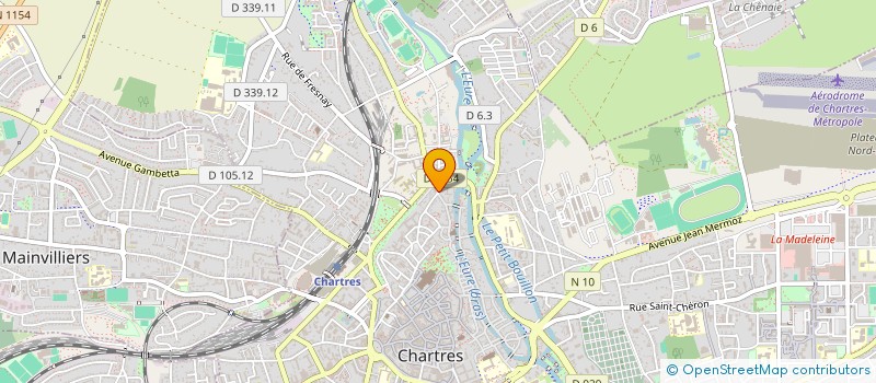 localisation de l'entreprise MADAME CORALIE BORDET à CHARTRES