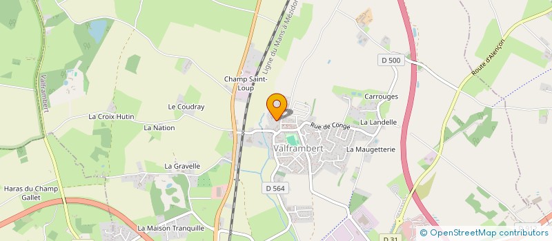 localisation de l'entreprise MADAME CORALIE BOREE à VALFRAMBERT