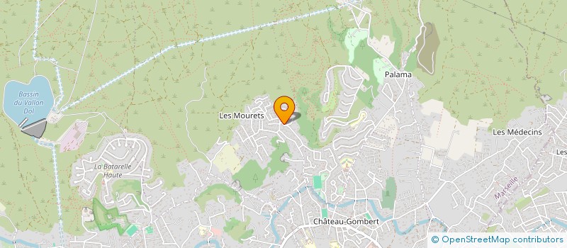 localisation de l'entreprise MADAME CORALIE BORGHESI  MARSEILLE