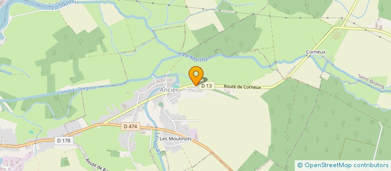 localisation de l'entreprise MADAME CORALIE BOUCHESEICHE  ANCIER