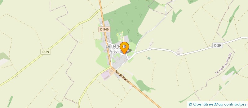 localisation de l'entreprise MADAME CORALIE BOUILLARD  LE HERIE-LA-VIEVILLE