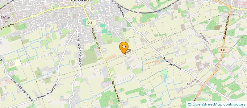 localisation de l'entreprise MADAME CORALIE BOURGEOIS  MONTEUX