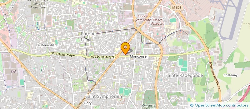 localisation de l'entreprise MADAME CORALIE BOUSSARD  TOURS