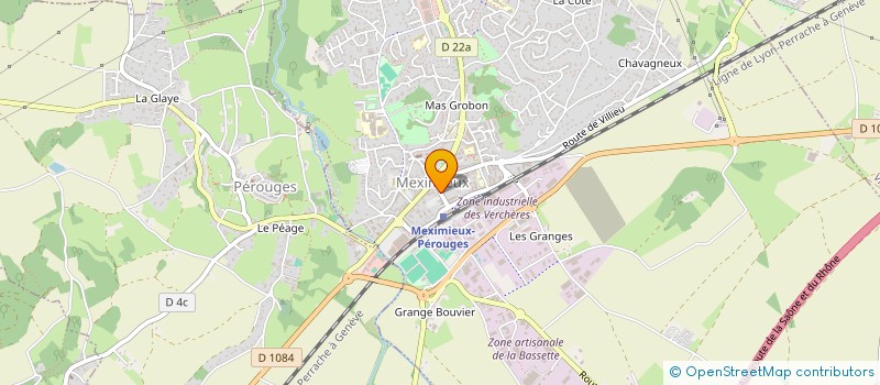 localisation de l'entreprise MADAME CORALIE BRAZIER à MEXIMIEUX