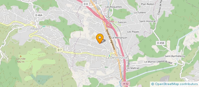 localisation de l'entreprise MADAME CORALIE BREMOND  LA DESTROUSSE