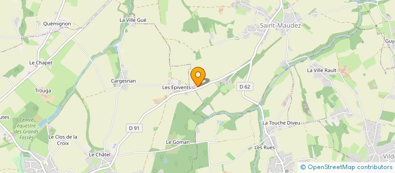 localisation de l'entreprise MADAME CORALIE BRIAND à SAINT-MAUDEZ