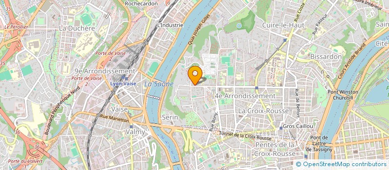 localisation de l'entreprise MADAME CORALIE BROT  LYON