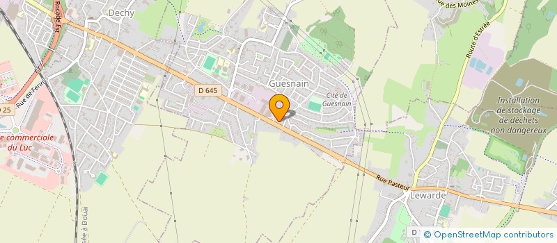 localisation de l'entreprise MADAME CORALIE BROUTEL  GUESNAIN