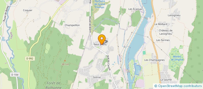 localisation de l'entreprise MADAME CORALIE BRUN  BRENS