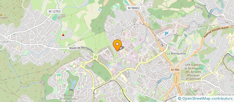 localisation de l'entreprise MADAME CORALIE BRUZY  GRABELS