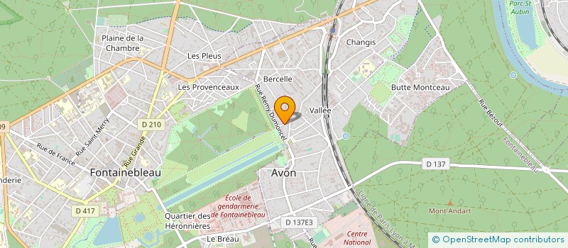 localisation de l'entreprise MADAME CORALIE BUCHOUL  AVON