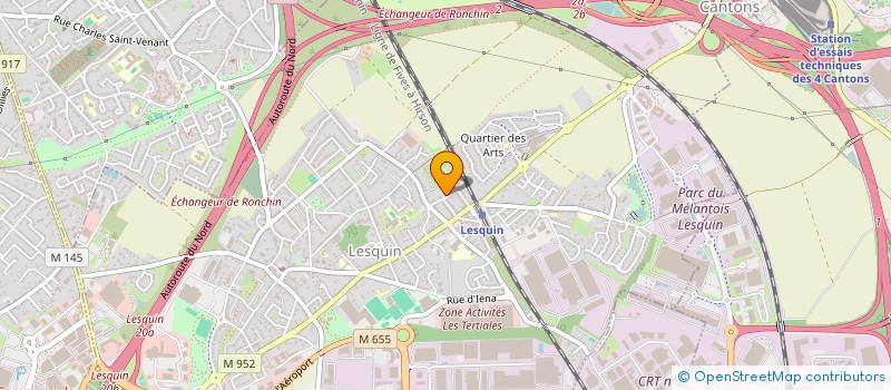 localisation de l'entreprise MADAME CORALIE BURLION à LESQUIN