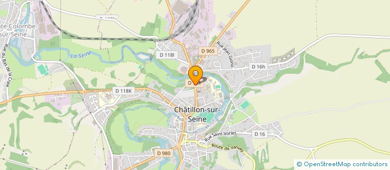 localisation de l'entreprise MADAME CORALIE BUSI  CHATILLON-SUR-SEINE