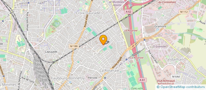 localisation de l'entreprise MADAME CORALIE CAILLENS à TOULOUSE