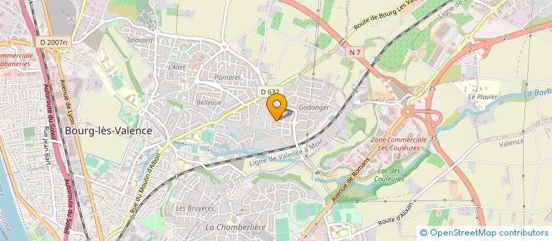 localisation de l'entreprise MADAME CORALIE CAMUS à BOURG-LES-VALENCE