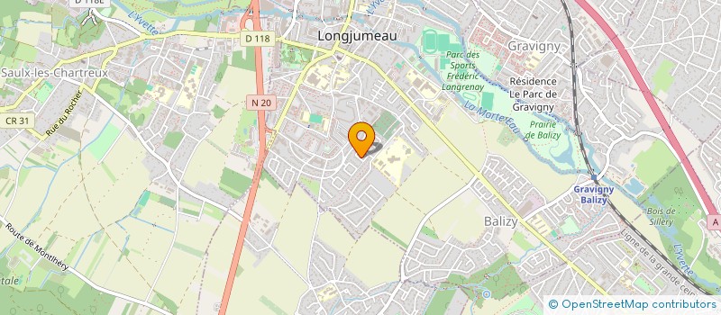 localisation de l'entreprise MADAME CORALIE CARASCO à LONGJUMEAU
