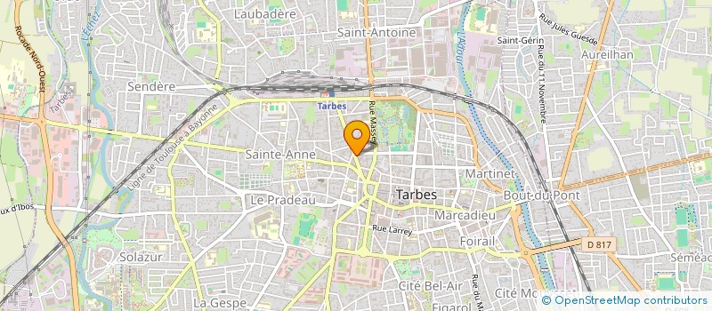 localisation de l'entreprise MADAME CORALIE CARDENAS  TARBES