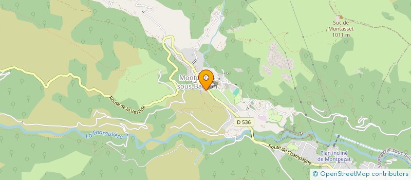 localisation de l'entreprise MADAME CORALIE CARLIER  LALEVADE-D'ARDECHE