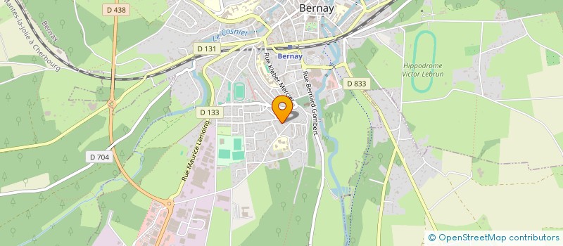 localisation de l'entreprise MADAME CORALIE CARLY  BERNAY