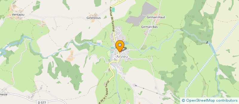 localisation de l'entreprise MADAME CORALIE CASTERAN  COMPS-LA-GRAND-VILLE