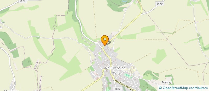 localisation de l'entreprise MADAME CORALIE CATRY  NEUILLY-SAINT-FRONT