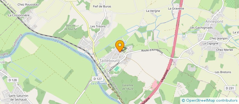 localisation de l'entreprise MADAME CORALIE CHABOT  TAILLEBOURG