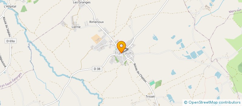 localisation de l'entreprise MADAME CORALIE CHAMPIGNEUX à TRANZAULT