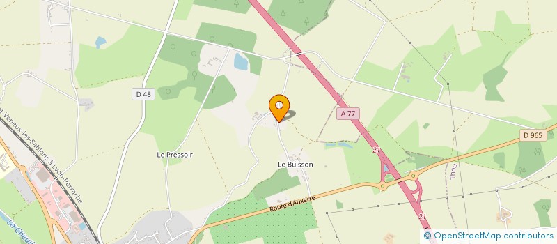 localisation de l'entreprise MADAME CORALIE CHARBONNIER  BONNY-SUR-LOIRE