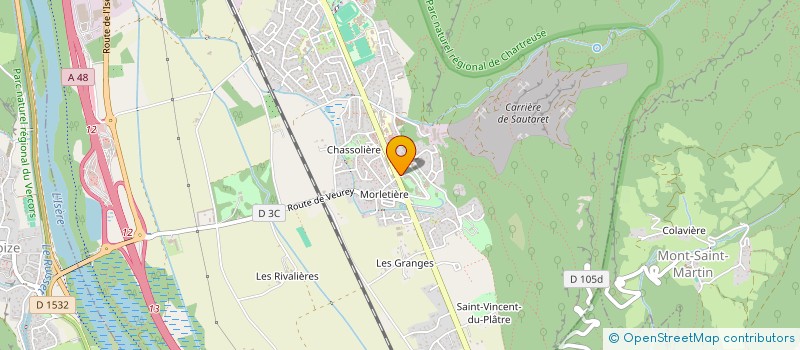 localisation de l'entreprise MADAME CORALIE CHARLES  VOREPPE