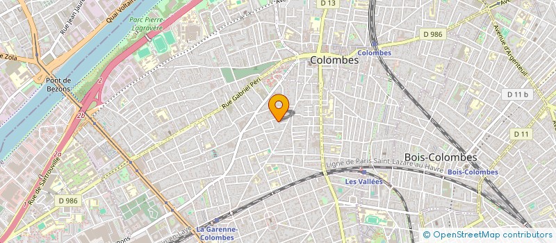 localisation de l'entreprise MADAME CORALIE CHAVANNE à COLOMBES