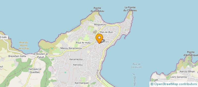 localisation de l'entreprise MADAME CORALIE CHEVAUCHERIE  LOCQUIREC