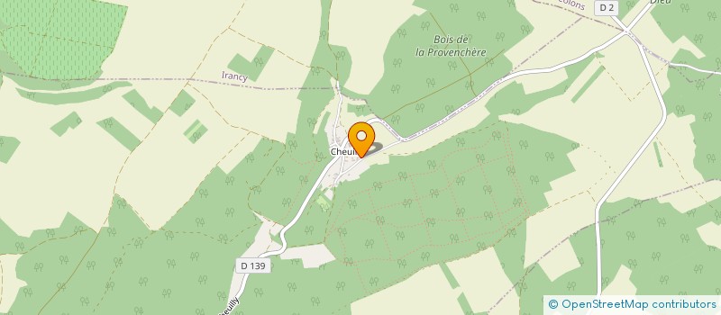 localisation de l'entreprise MADAME CORALIE CHEVRETEAU  DEUX RIVIERES