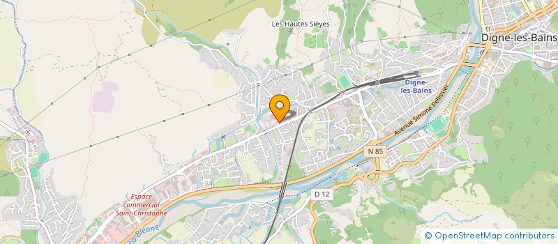 localisation de l'entreprise MADAME CORALIE CHIARDOLA à DIGNE-LES-BAINS