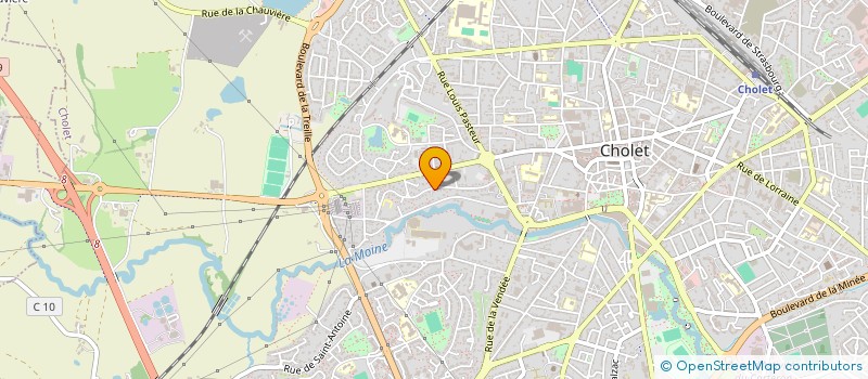 localisation de l'entreprise MADAME CORALIE CHIRON à CHOLET
