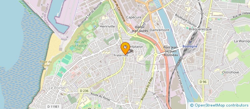 localisation de l'entreprise MADAME CORALIE CHOCHOIS  OUTREAU