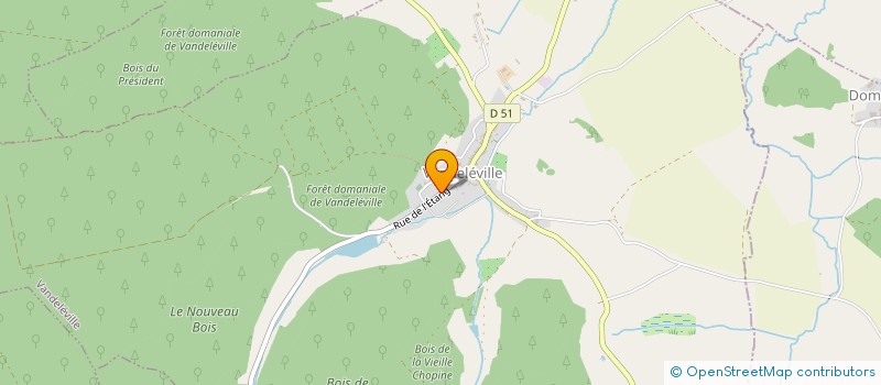 localisation de l'entreprise MADAME CORALIE CHOMPRET  VANDELEVILLE