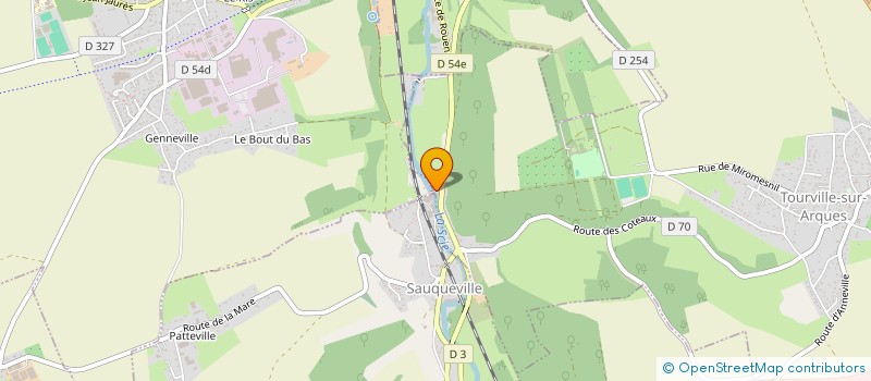 localisation de l'entreprise MADAME CORALIE CLET  TOURVILLE-SUR-ARQUES